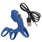 Sweet Smile Rechargeable Couples Sleeve Silicone Vibrator Default Title > Sex Toys For Men > Love Ring Vibrators